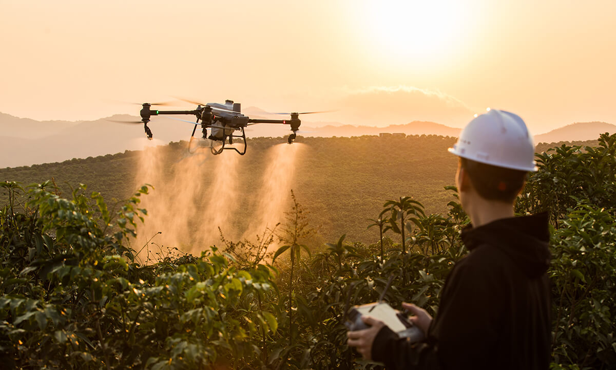 Over 300,000 drones operate globally, treating more than 500 million hectares of farmland around the world.